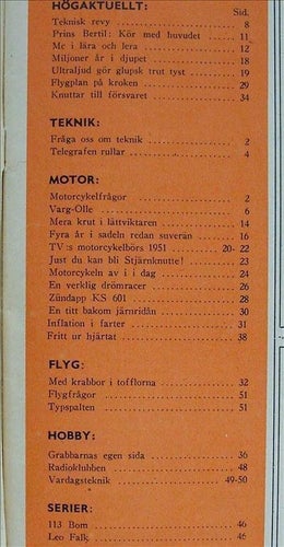 TEKNIKENS VÄRLD 1951/20.Zundapp KS 601.MC.Motorcyklar.Csepel mc. mc-nummer