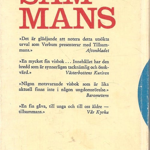 Tillsammans. Visor, låtar och spirituals.