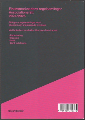 Associationsrätt 2024/2025