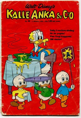 Kalle Anka & Co 1969 nr 40 Knatte Fnatte och Tjatte pengar