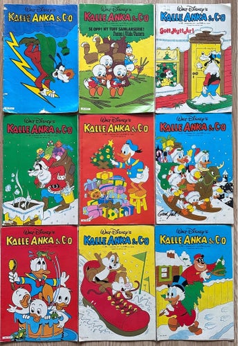 Walt Disney's Kalle Anka & C:o, 1977, 9 st.