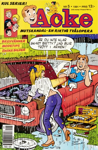 Acke Serietidning 1991 nr 5 (Oläst arkivex)