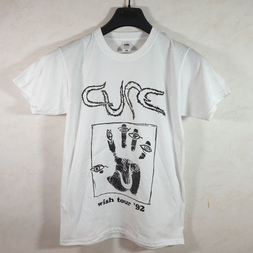 (S) Cure vit t-shirt, storlek: Smal