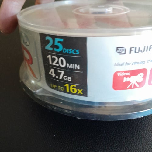 Fujifilm DVD+R 4,7 GB 16x - 25 skivor