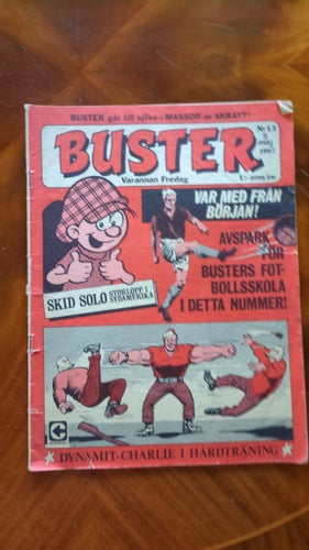 Buster Nr 13 1983,liten reva+hundöra framsida