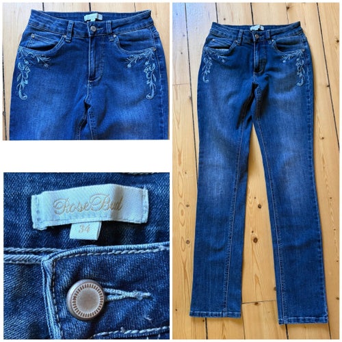 RoseBud blå jeans, storlek 34