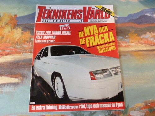 TEKNIKENS VÄRLD, 20/4 1983, NR 9, TIDNING, ALLT OM BILEN