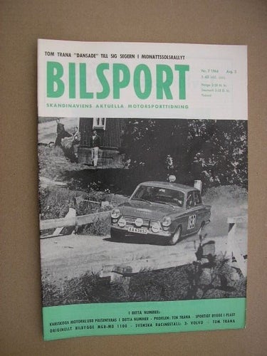 Bilsport 1964 Nr. 7 med Tom Trana