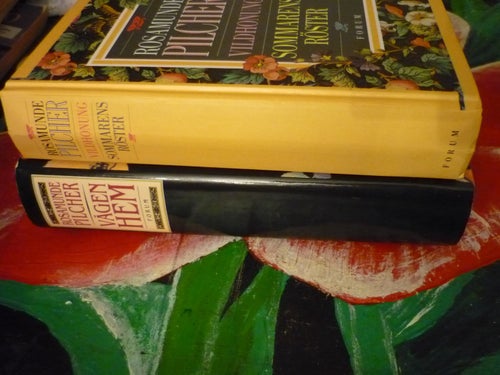 BOK, 2 STYCKEN BÖCKER AV ROSAMUNDE PILCHER, VÄGEN HEM, VILDHONUNG, SOMMARENS RÖS