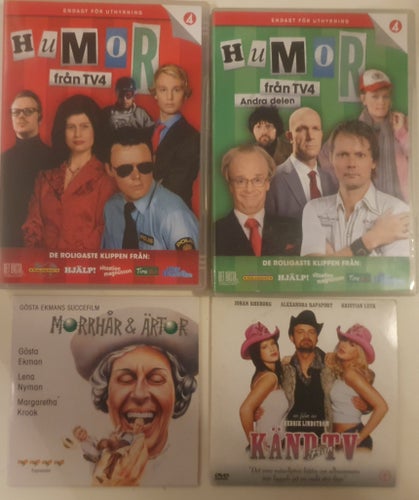 DVD-Filmer: Humor från TV4, Morrhår & Ärtor, Känd från TV - Blandad Samling