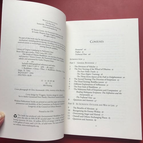 THE WORLD OF TIBETAN BUDDHISM The Dalai Lama 1995