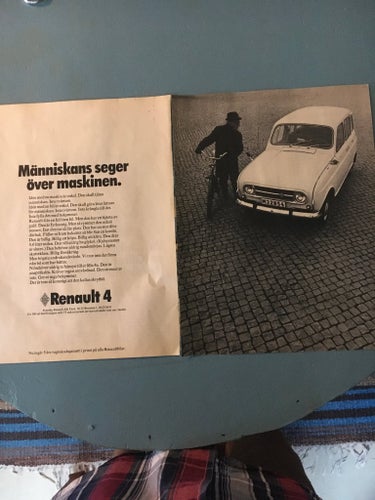 Renault 4 1970 annons