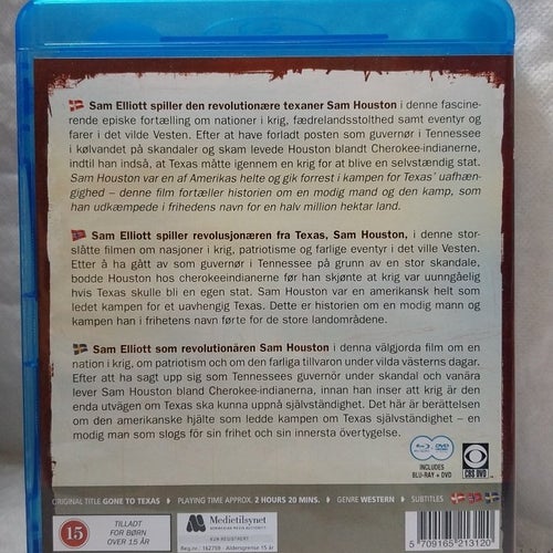 Gone To Texas Blu-Ray