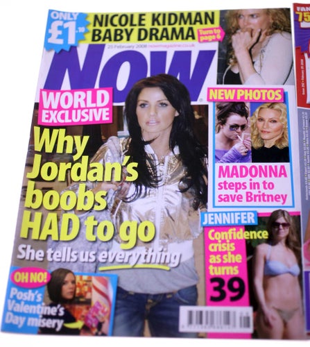 British magazine Bundle-NOW / NEW/ Asos-Feb/March 2008-Combined weight 556g