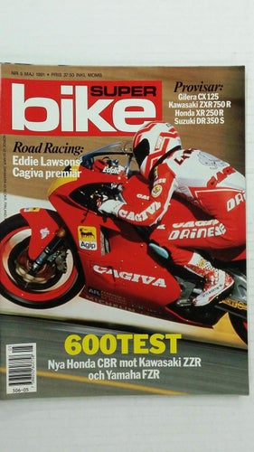 Super Bike nr 5 1991: Honda CBR 600, Kawasaki ZZR 600, Yamaha FZR 600