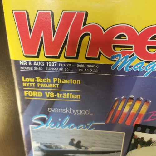 Wheels Magazine, 8 Augusti 1987