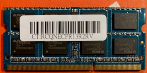 4GB DDR3 12800, 1600. Elpida. 100% ok. Vanlig 1,5 volt. Testat ok