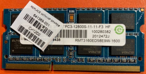 4GB DDR3 12800, 1600. Elpida. 100% ok. Vanlig 1,5 volt. Testat ok