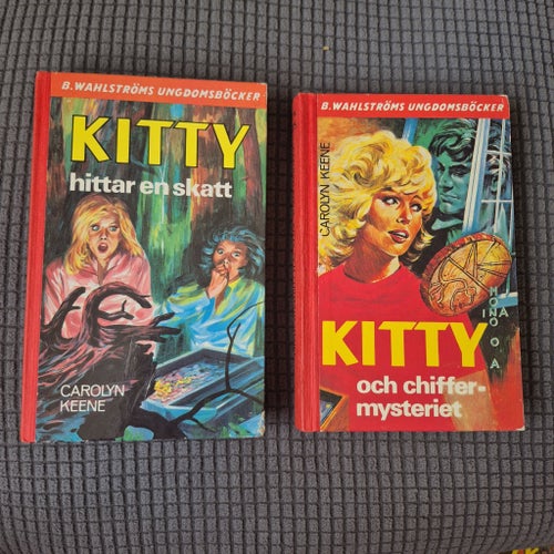 Kitty hittar en skatt och Kitty och chiffermysteriet av Carolyn Keene
