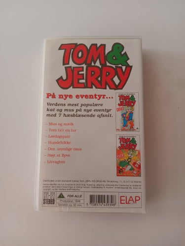 Tom & Jerry: På nye eventyr VHS