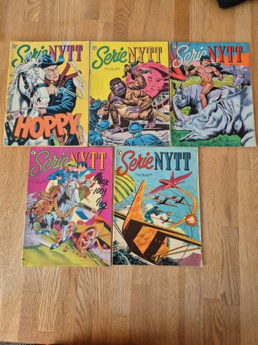 SerieNytt 5 st från 1960 nr 44 och 49-52.
