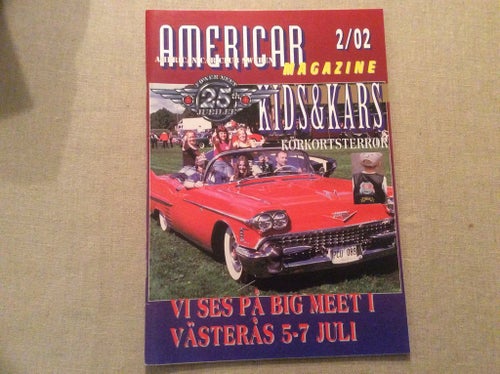 AMERICAR Nr 2/02 Mellerud Big lake cruisers,Shoebox story FORD 48-51,nossebro