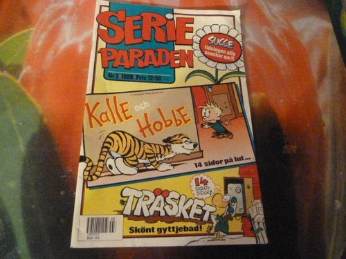 SERIEPARADEN, NR 3-1990, TIDNING