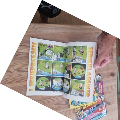 Serie Pressen Comic Magazine Nr 2 1993 ( med poster)