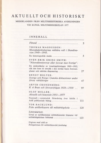 Aktuellt & Historiskt 1977