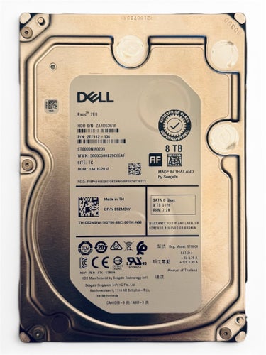 Dell Exos 7E8 8TB HDD – 8TB | 7200RPM