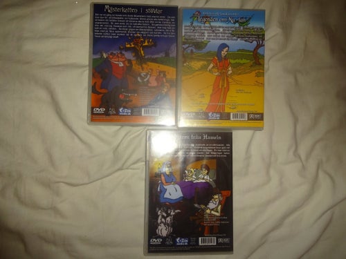 Mästerkatten i stövlar, Legenden om Mu-lan och Råttfångaren från Hameln DVD