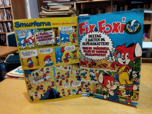 Fix & Foxi 1979 nr 0, + prenumerationskupong på fliken
