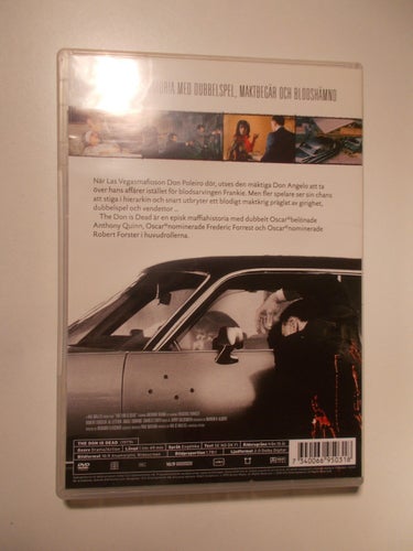 THE DON IS DEAD (1979) Svensk DVD Anthony Quinn Jerry Goldsmith