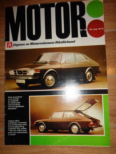 Motor nr18 1973 Saab, Fiat 128, Opel Kadett,