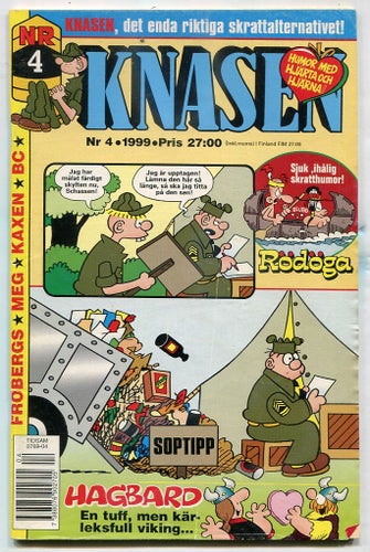 Knasen 1999 nr 4 Hagbard, Rödöga, Fröbergs, Betty, Meg, BC