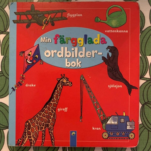 Barnboken : Min färgglada ordbilderbokb