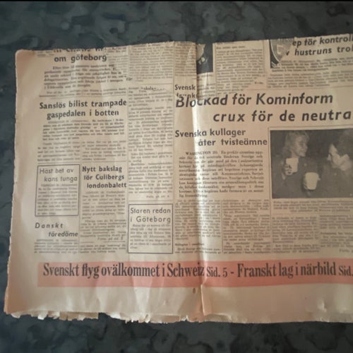 AFTONPOSTEN feb 1951