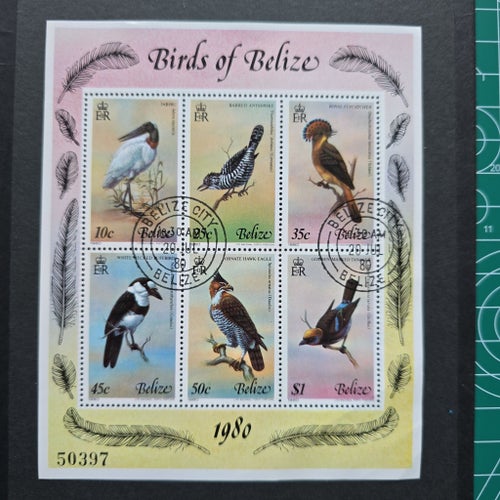 Belize 1980.Block.Stämplat