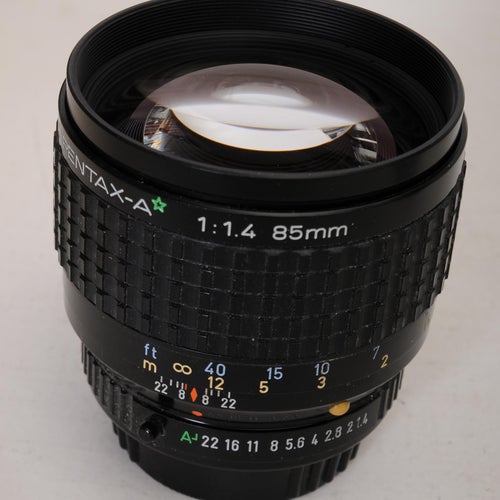 Kameraobjektiv Pentax SMC-A 85/1,4*
