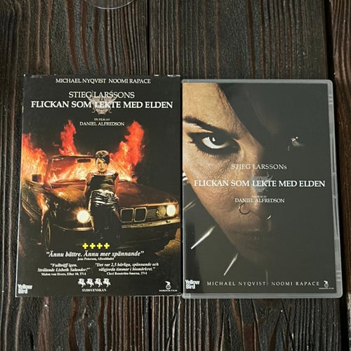 Flickan som lekte med elden DVD -Slipcase