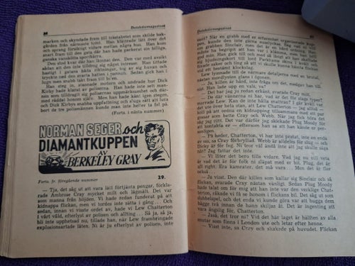 Detektivmagasinet nr. 6 1955: SVARTA PANTERN och FLYGLIGAN av G. WAYMAN JONES