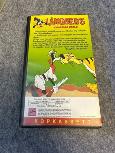 Walt Disney - Långbens snurriga värld - VHS