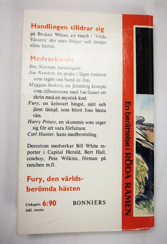 William Fenton - Vildhästen Fury och mysteriet med skrinet (Röda ramen, 1971)
