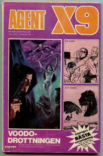 Agent X9 1975 nr 10 Corrigan, Rip Kirby, Jeff Hawke, Hazard