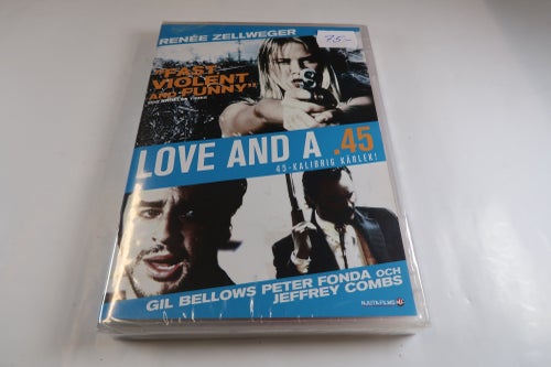 Love and a .45 (Njutafilms DVD) OBS! NY, INPLASTAD