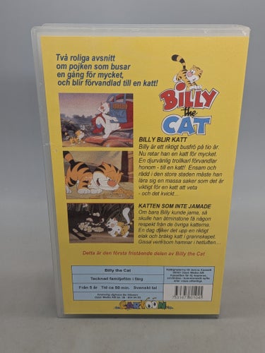 Billy the cat - En film med klös!! - Del 1 - Svenskt tal - VHS