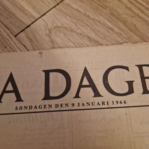 Svenska Dagbladet från 1966