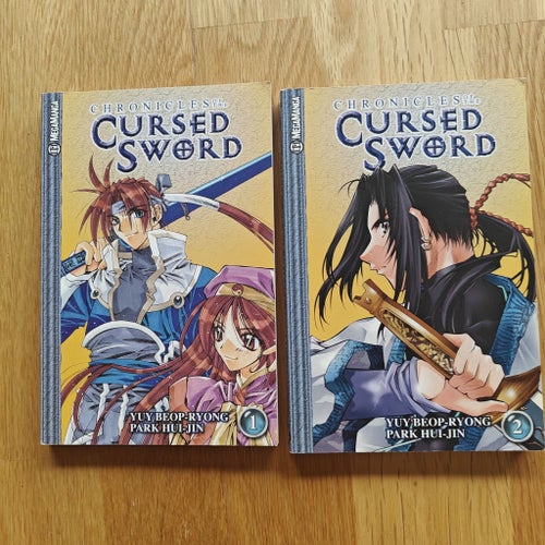 Chronicles of the Cursed Sword Volym 1 och 2 av Yuy Beop-Ryong och Park Hui-Jin