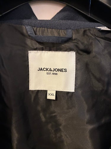 Jack & Jones mörkblå jacka, storlek XXL