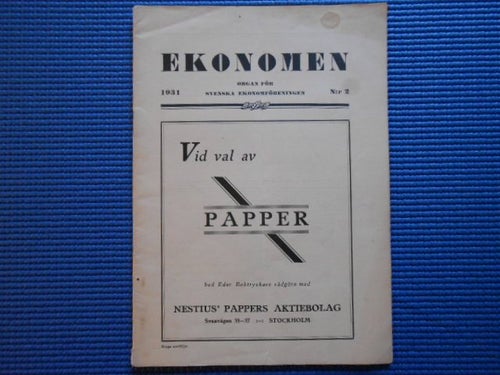 Ekonomen nr 2 1931
